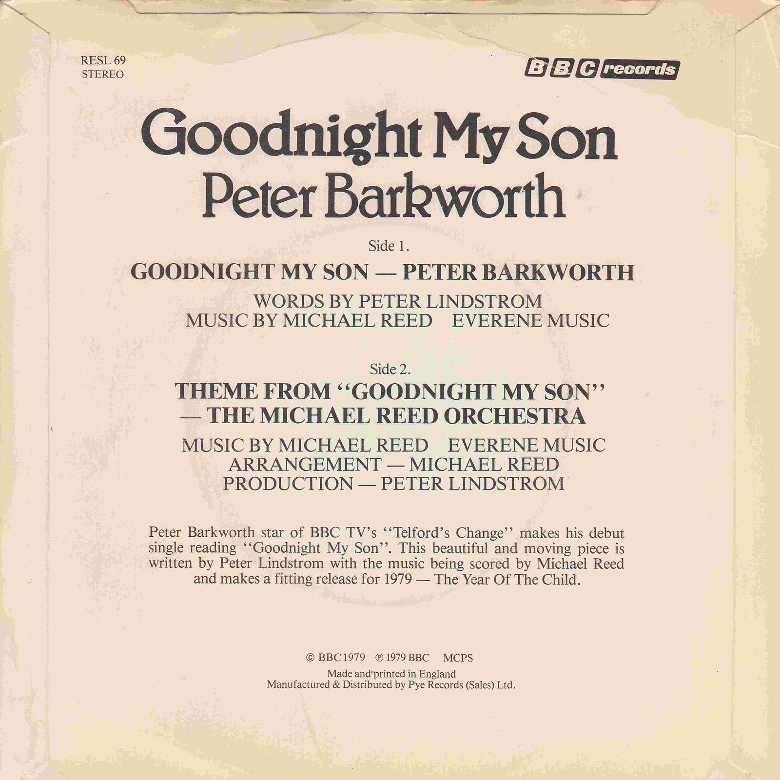 Back cover of RESL 69